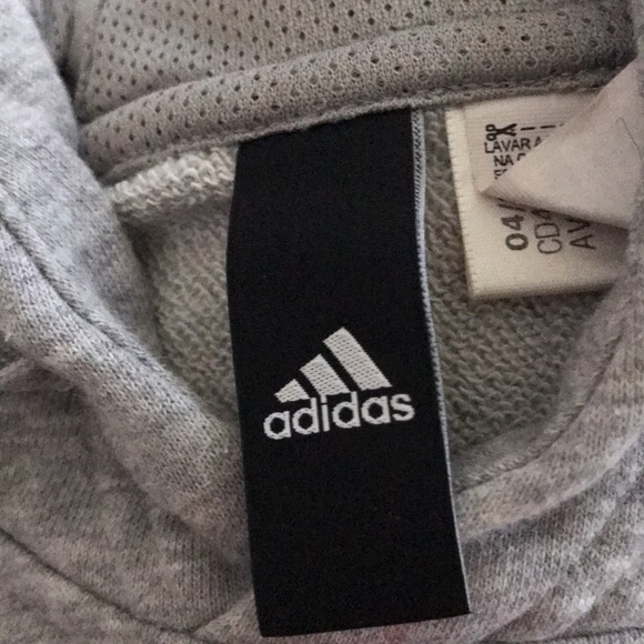 Adidas Gray Sleeveless Hoodie - Picture 2 of 5